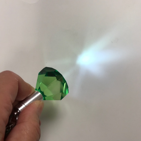 NWT Avon Lightup Birthstone Keychain Emerald - Picture 8 of 11